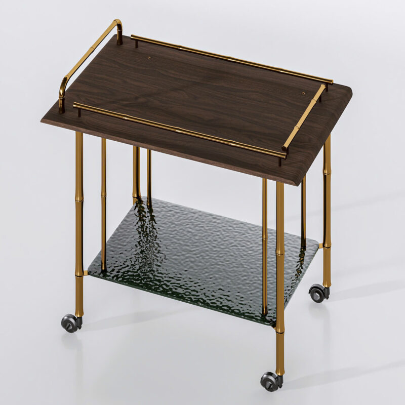 bar cart cộ xưa