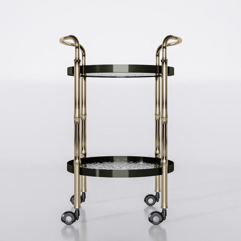 bar cart cối xoay
