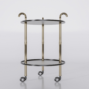 Bar cart tròn Bar cart tròn