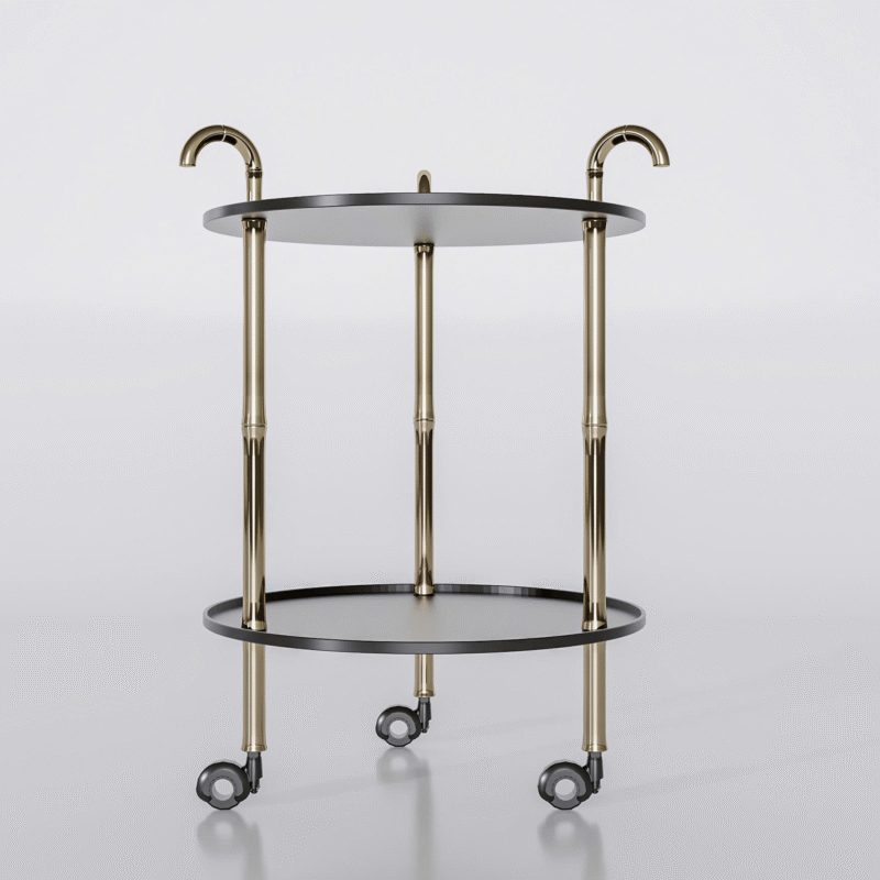 Bar cart tròn Bar cart tròn