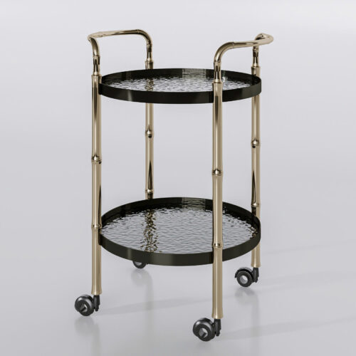bar cart cối xoay